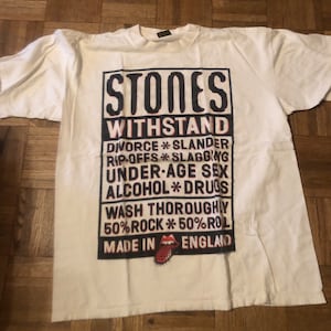 Shirt ROLLING STONES concerttour - Voodoo Lounge - XXL - Vintage!!!