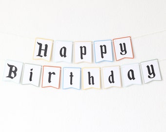 Vintage Disneyland Birthday Banner: Mickey Mouse Party Decor