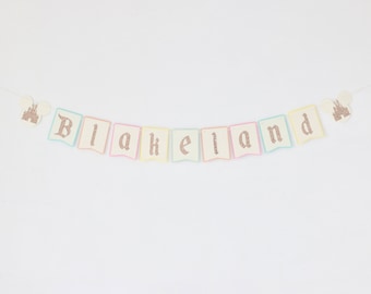 Disneyland Birthday Banner, disneyland party decor, disney theme birthday decor, custom birthday banner
