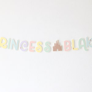 Princess Party Banner | Disney Princess Party | Custom Princess Banner | Princess Party | Princess Birthday Party Decor | Princess Decor