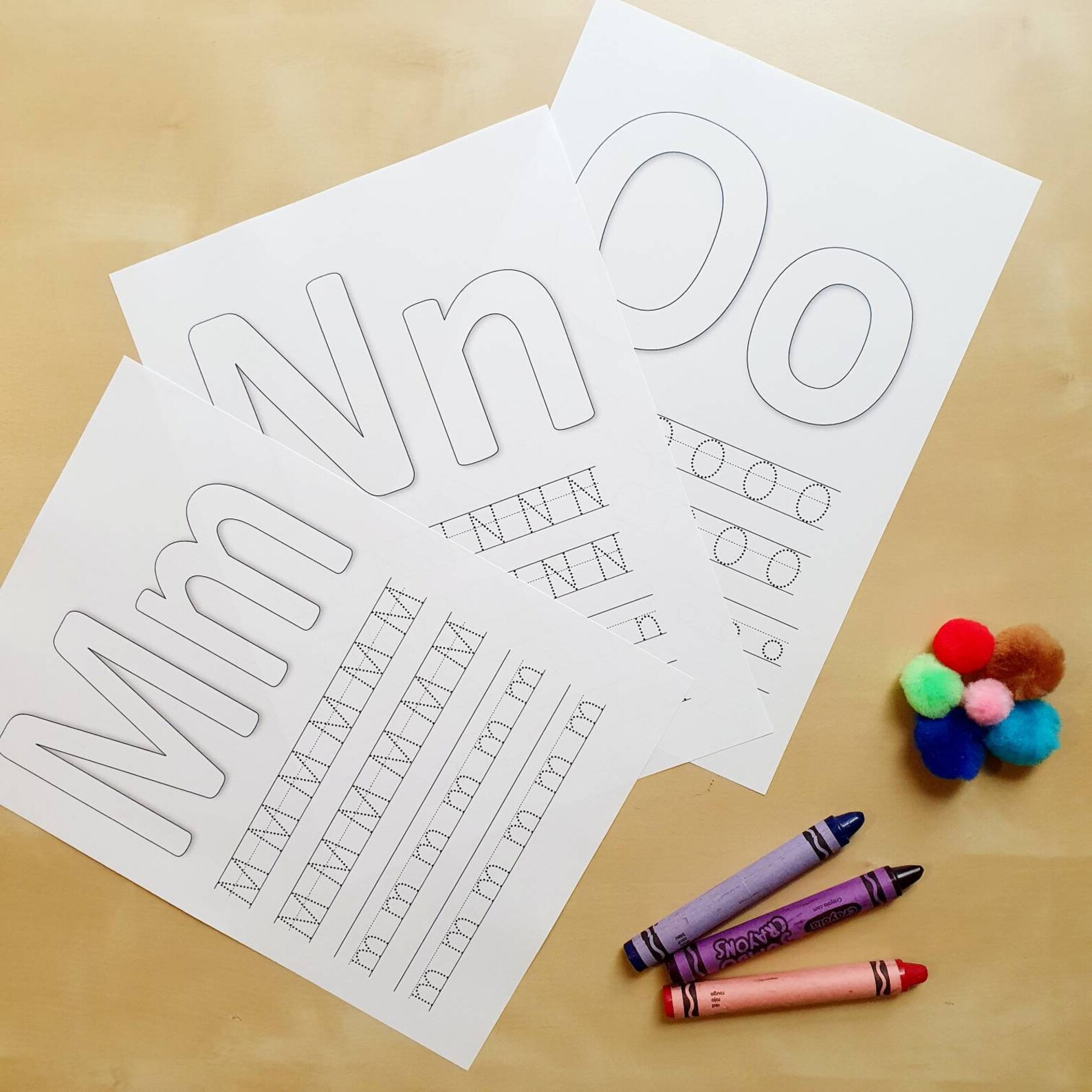 ABC Handwriting Worksheets: Coloring and Tracing Letters (digital ...