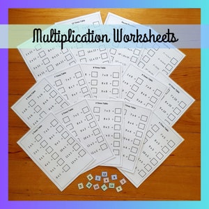 Printable Multiplication Worksheets, Times Table Mathematics, Classroom ...