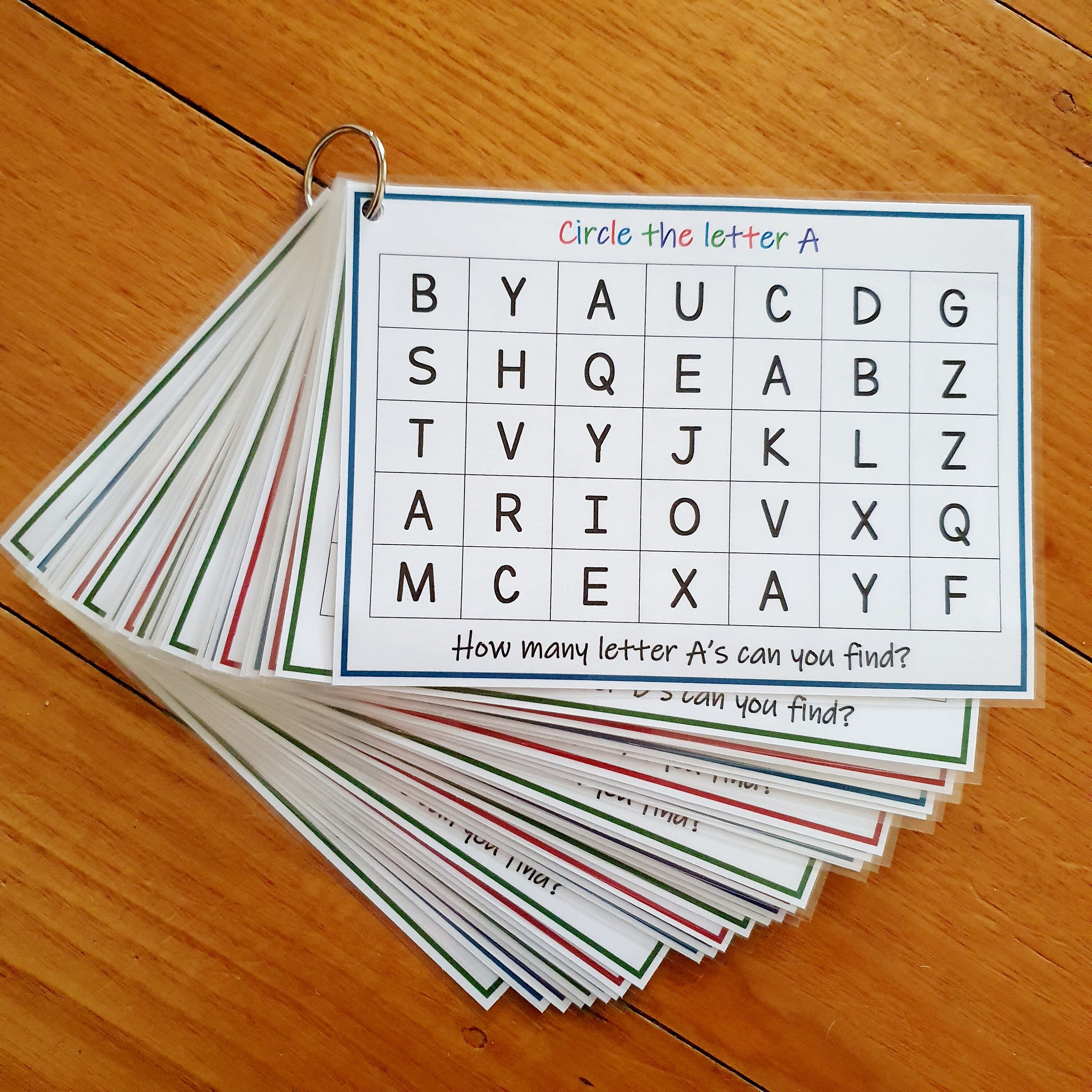 kindergarten letter search printable flip book alphabet etsy canada