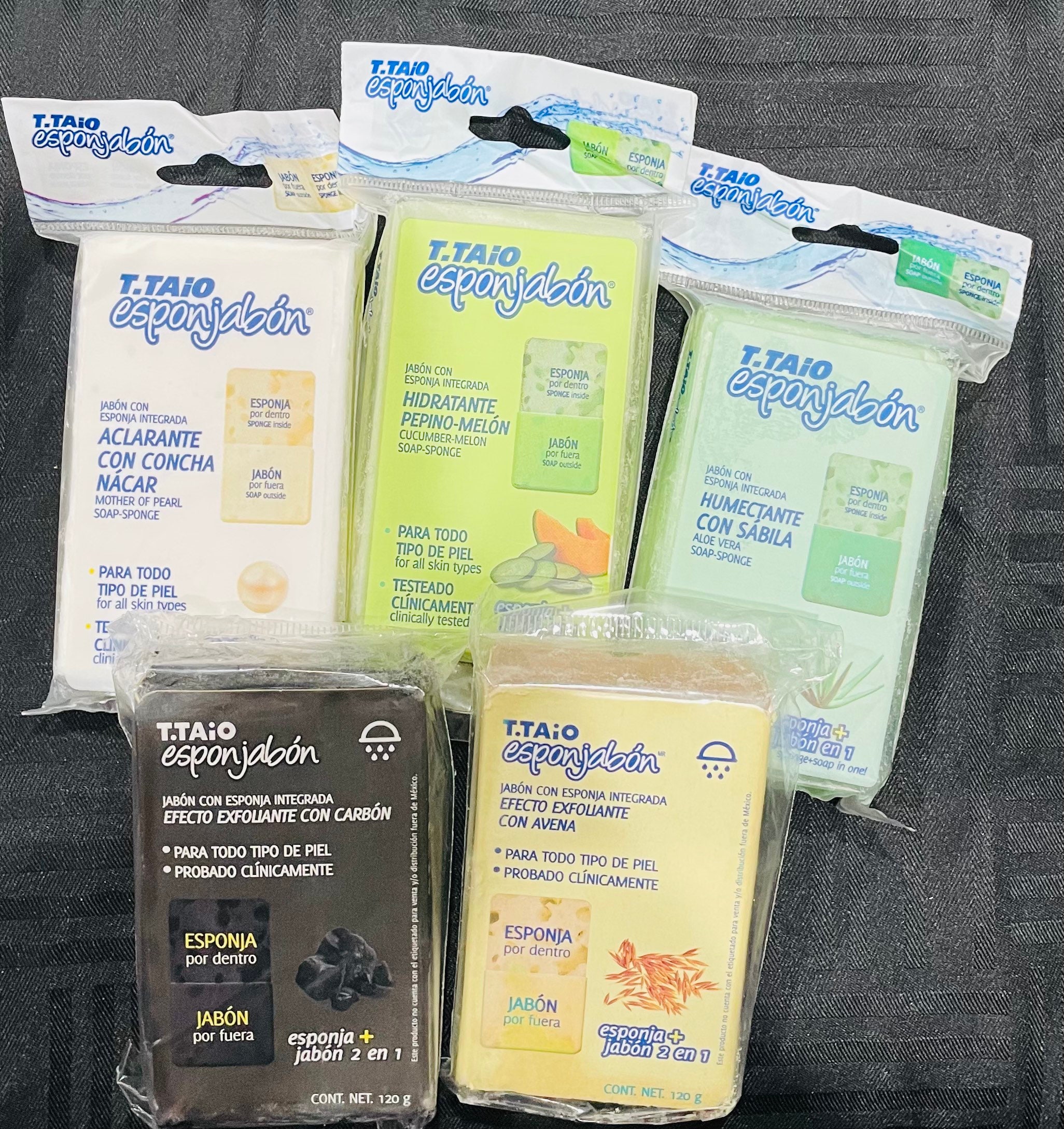 EsponJabon Perlmutt Lichteffekt Esponjabon Oatmeal/Avena Etsy