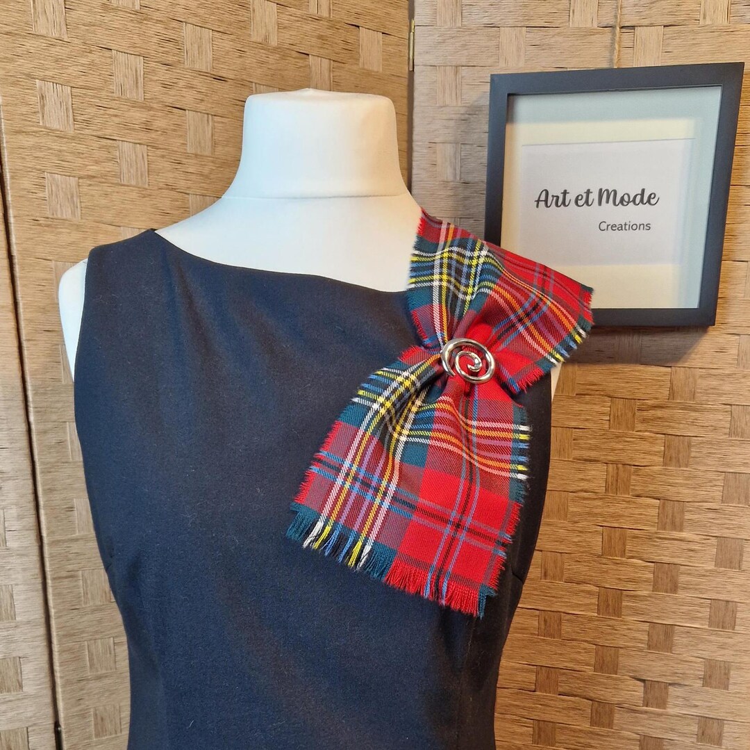 Maclean Of Duart Modern Tartan Shower Curtain main image 1