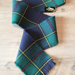 Strachan Modern 100% Pure New Wool Tartan/Plaid Self Fringed Handfasting Ribbon 140cmx7cm