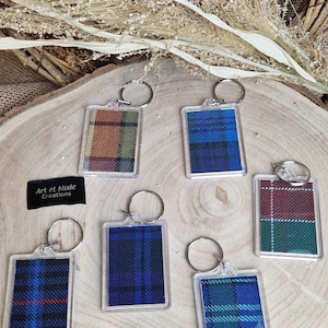 Tartan / Plaid keyring