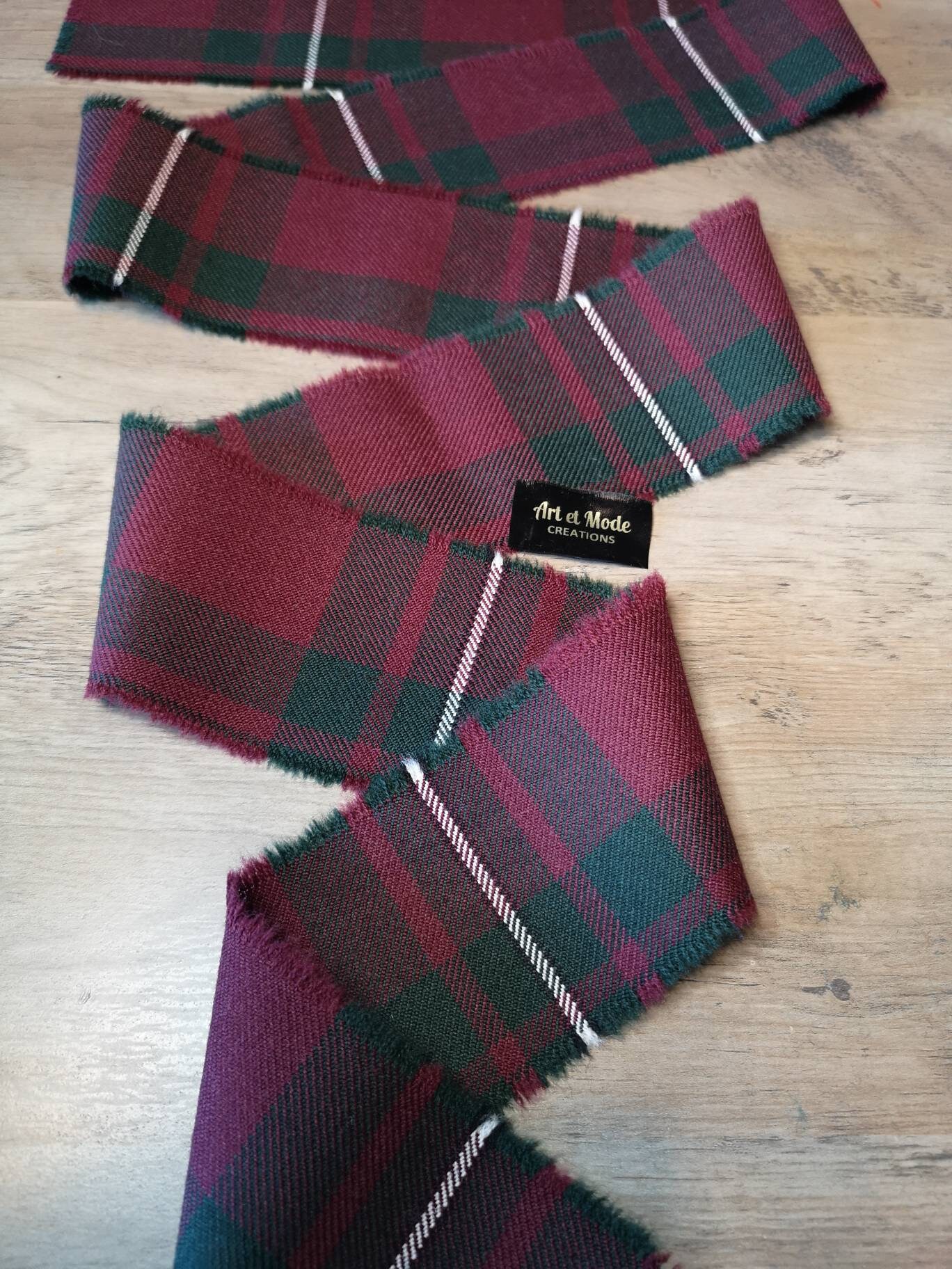 Macgregor Hunting Modern Tartan / Plaid Handfasting Tie or - Etsy Denmark