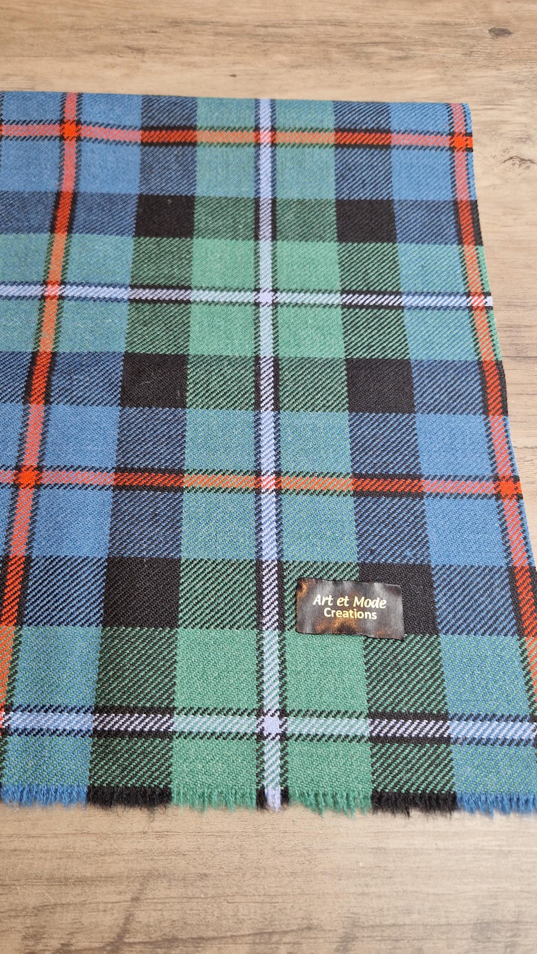 Campbell of Cawdor Tartan Crest Quilt