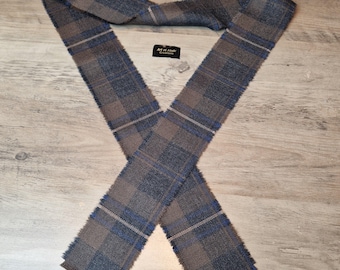 Fearthainn Hebridean 100% Wool Tartan/Plaid Self Fringed Handfasting Ribbon 140cmx7cm