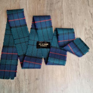 Lockhart Modern 100% Wolle Tartan / Plaid Selbst Fransenband 100cmx4cm
