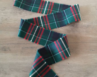 MacConnell Tartan / Plaid Handfasting Tie or Binding Ribbon