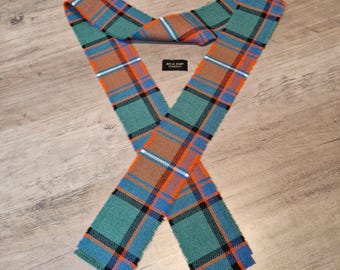 Rattray Ancient 100% Wool Tartan/Plaid Self Fringed Handfasting Ribbon 140cmx7cm