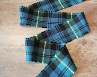 Lamont Ancient  Tartan / Plaid Handfasting Tie or Binding Ribbon