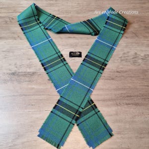 Henderson Ancient 100% Wool Tartan/Plaid Self Fringed Handfasting Ribbon 140cmx7cm
