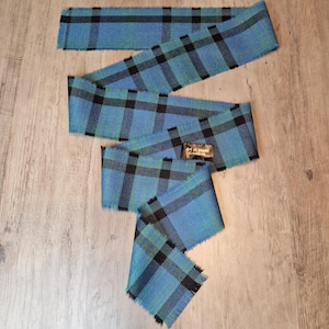 Matheson Hunting Ancient 100% Wool Tartan/Plaid Self Fringed Handfasting Ribbon 140cmx7cm
