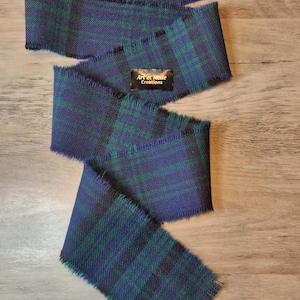 Matheson Hunting Modern 100% Wool Tartan/Plaid Self Fringed Handfasting Ribbon 140cmx7cm