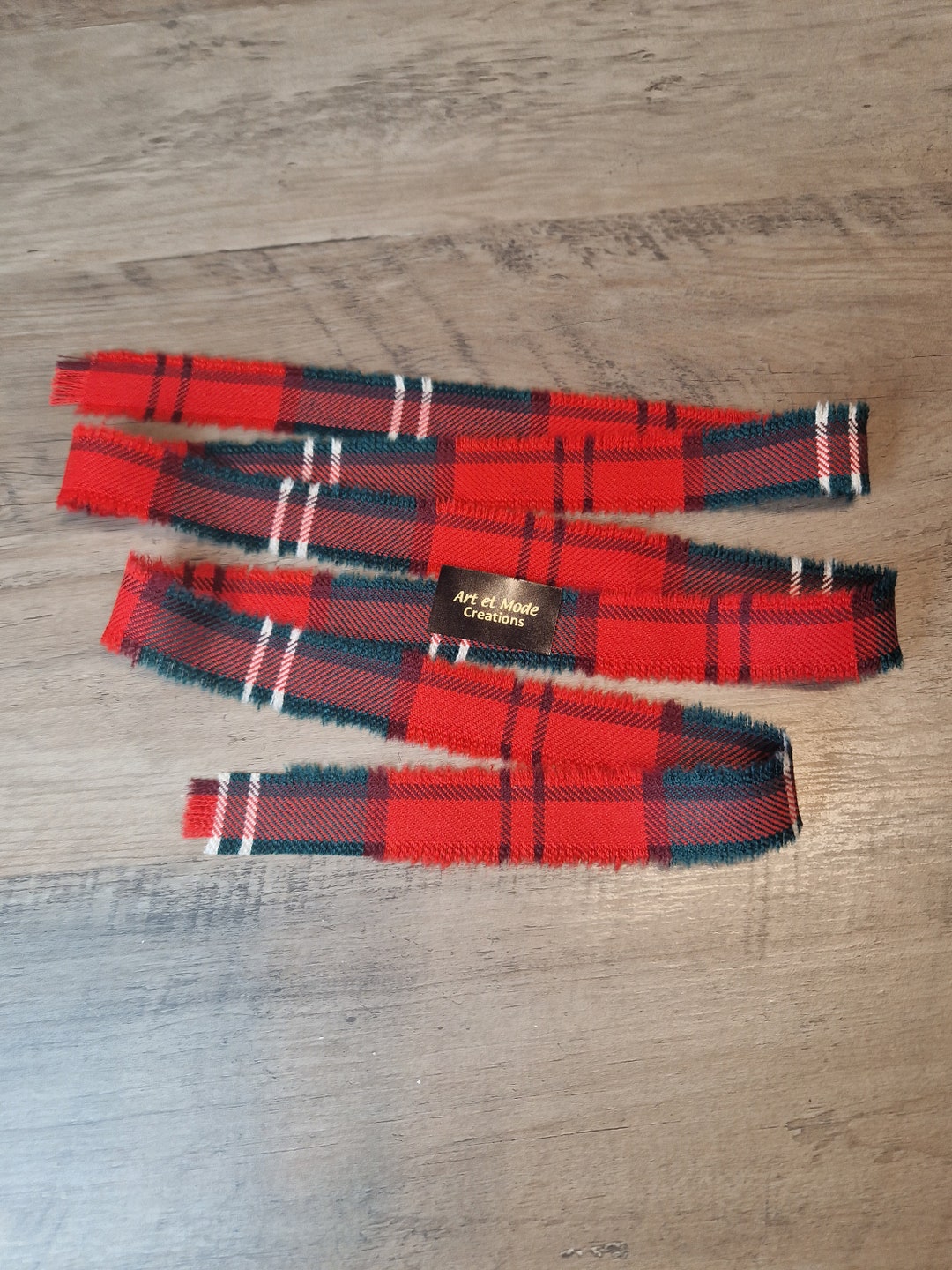 Seton Modern Seton Modern 100% Wool Tartan / Plaid Self Fringed Ribbon - Etsy