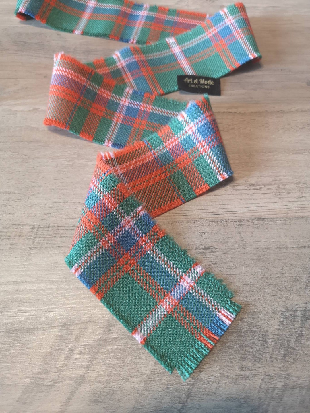 Macdougall Ancient 100 Wool Tartan/plaid Self Fringed Handfasting Tie