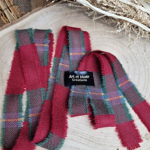 Maclaine of Lochbuie Muted 100% Reine Wolle Tartan/Plaid Selbst Fransen Band 180cmx 2 cm