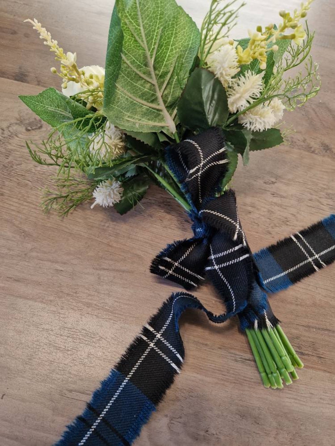 ramsay blue tartan tie