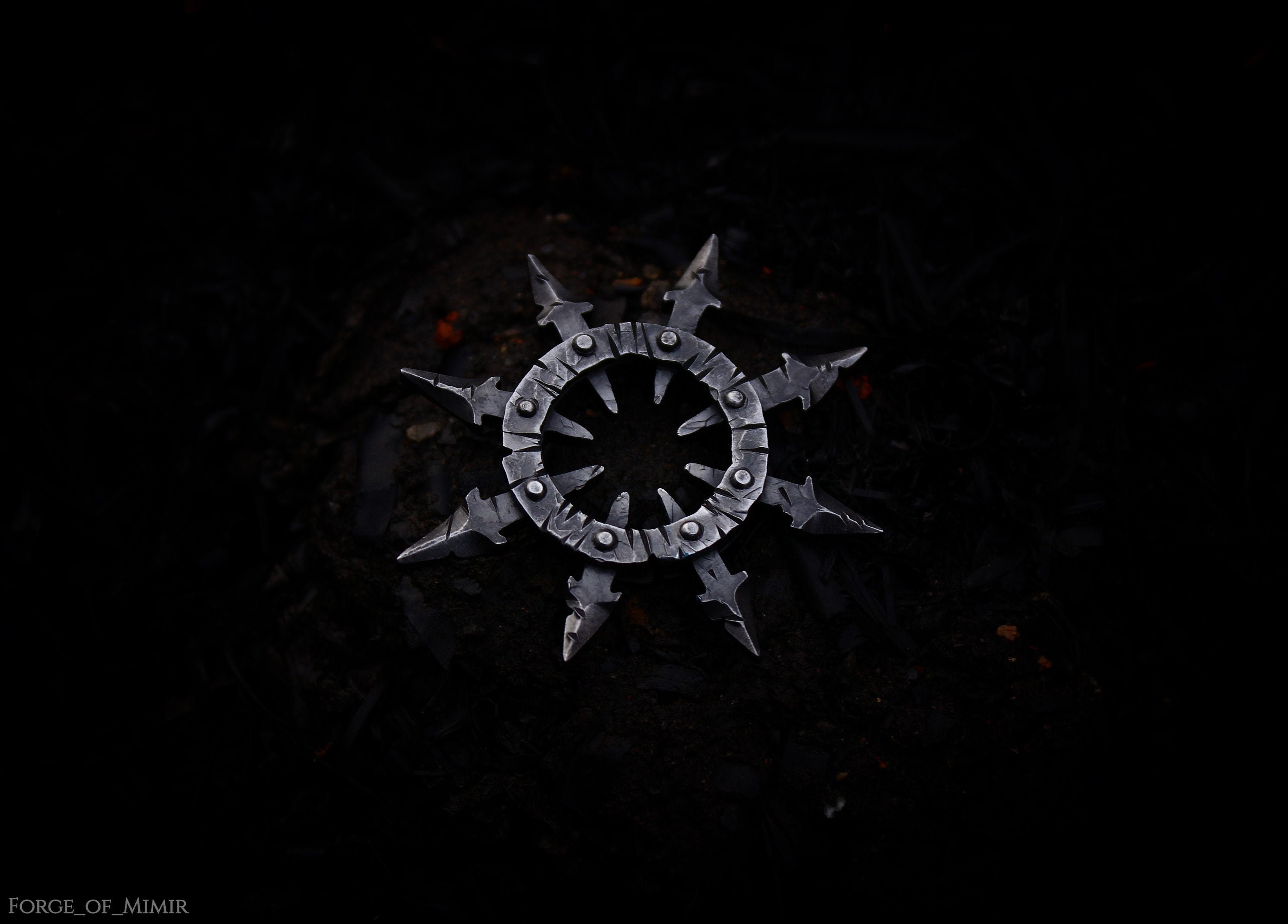 Warhammer Steel Chaos Star Eye Of Terror Chaos Undivided Etsy