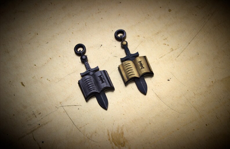 Warhammer pendant Grey Knights pendant Inspired by WH universe.