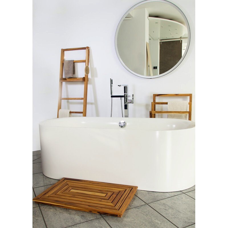 Wandregal im Leiterstil aus zertifiziertem Teakholz | Etsy