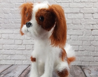 Handmade Stuffed Dog Cavalier spaniel | Personalized | Custom | Meme