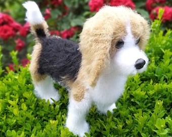 Handmade Crocheted Beagle Stuffed Animal | Dog Lover Gift