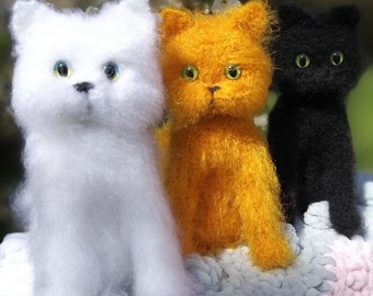 Handmade cat | Ukraine cat | Meme | Help | Cat | Cats | Flag | Custom | Amigurumi | pattern | Figurine | Yellow | Blue
