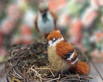 Crochet Pattern | Passer Montaus | Passeridae |  Sparrow | bird | Pdf | digital | Amigurumi | Birb | Realistic | crochet sparrow | birds