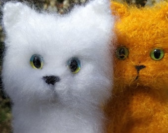 Crochet Pattern | Black Cat | Realistic | Amigurumi | Cat | Gray cat | White cat | Digital | PDF | black cat | Toy | Ukraine