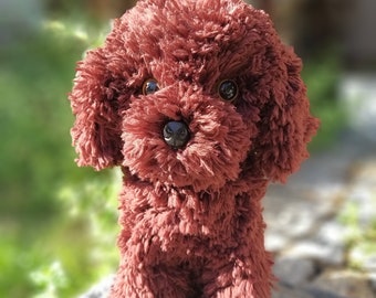 Poodle Crochet Pattern: Amigurumi Dog Puppy (PDF Pattern)