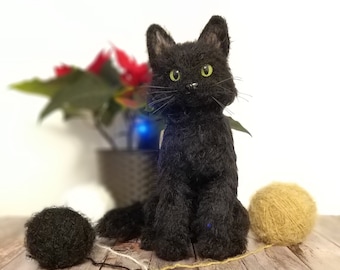 Crochet Pattern | Black Cat | Realistic | Amigurumi | Cat | Gray cat | White cat | Digital | PDF