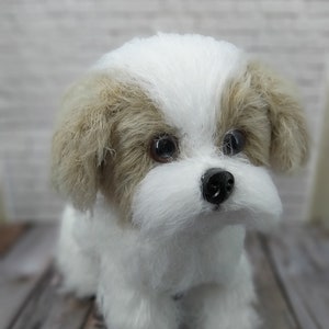 Handmade Stuffed Dog Shih tzu | Personalized | Custom Dog