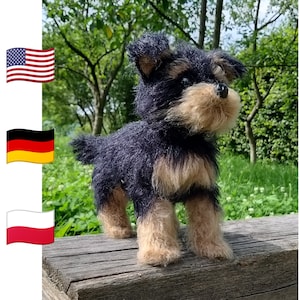 Patrón de crochet Yorkshire Terrier / Yorkie / Amigurumi / Perro / York / Realista