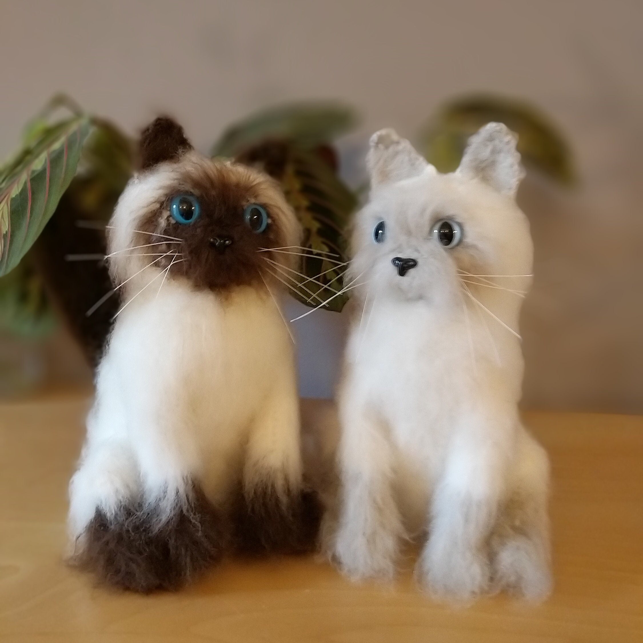 シャム猫 | あみぐるみ | かぎ針編みパターン | リアル | 猫