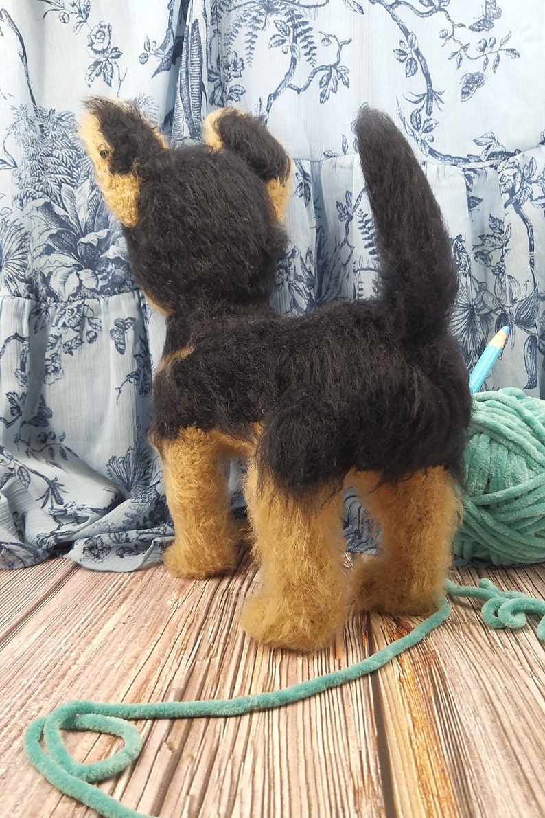 Crochet Pattern German Shepherd Dog Amigurumi Alsatian Etsy