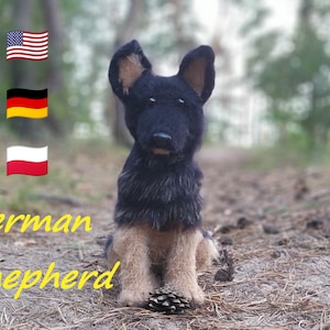 Schäferhund Häkelanleitung: Realistischer Hund Amigurumi (PDF)