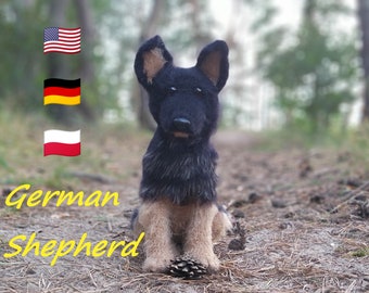 Crochet Pattern | German Shepherd | Dog | Alsatian | Amigurumi pattern | Stuffed | Pdf | amigurumi