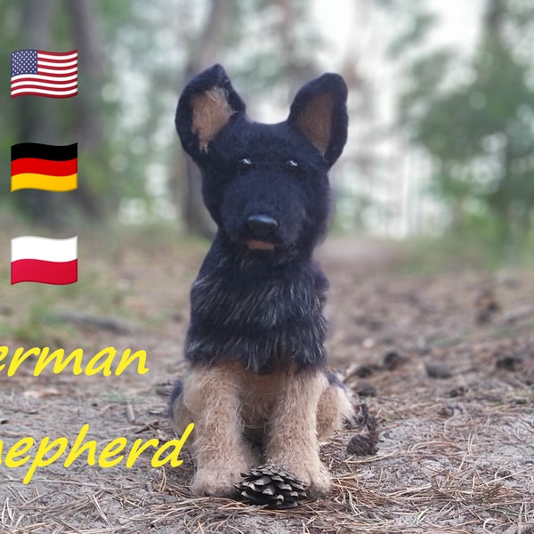 Crochet Pattern | German Shepherd | Dog | Alsatian | Amigurumi pattern | Stuffed | Pdf | amigurumi