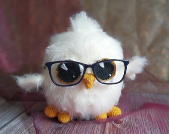 Owl | Eyeglasses | Holder | Crochet Pattern | amigurumi | Glasses Stand | Gift