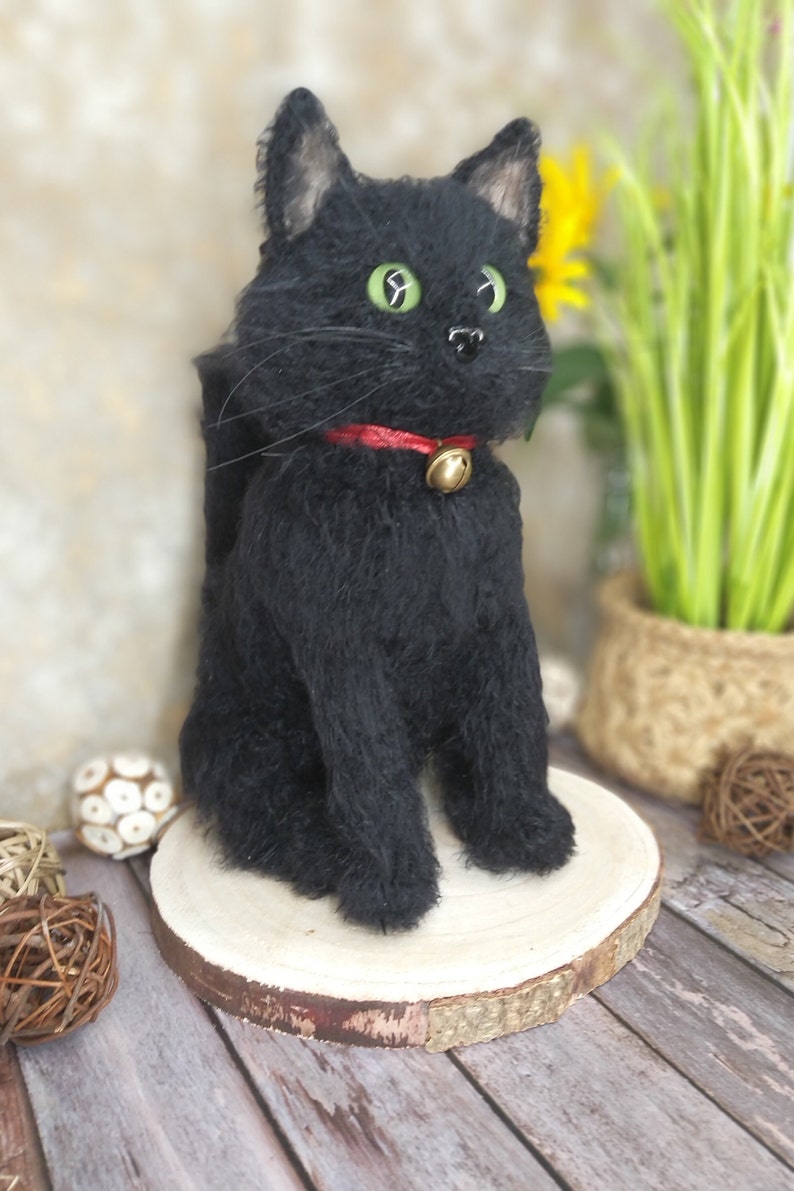 Crochet Pattern Black Cat Realistic Amigurumi Cat Gray cat White cat Digital PDF image 5