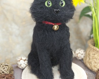 リアルなかぎ針編みの黒猫編みぐるみのパターン（PDF） - Etsy 日本
