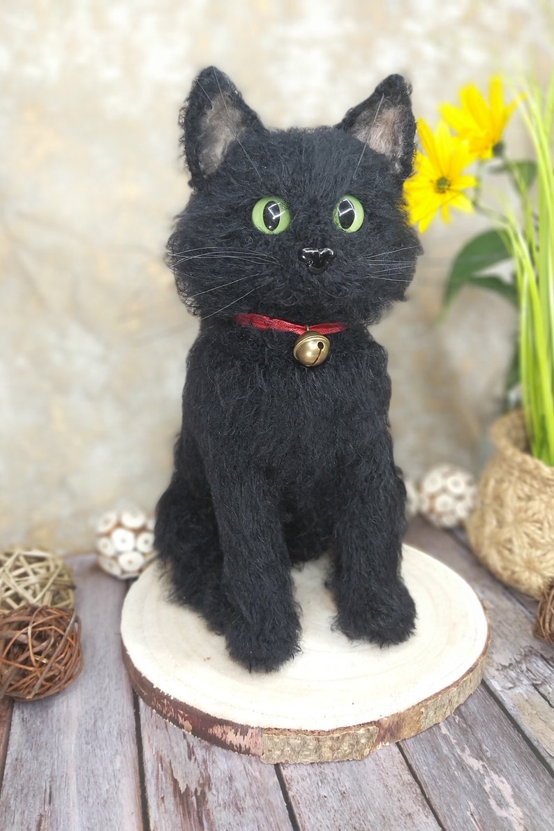 Crochet Pattern Black Cat Realistic Amigurumi Cat Gray cat White cat Digital PDF image 6