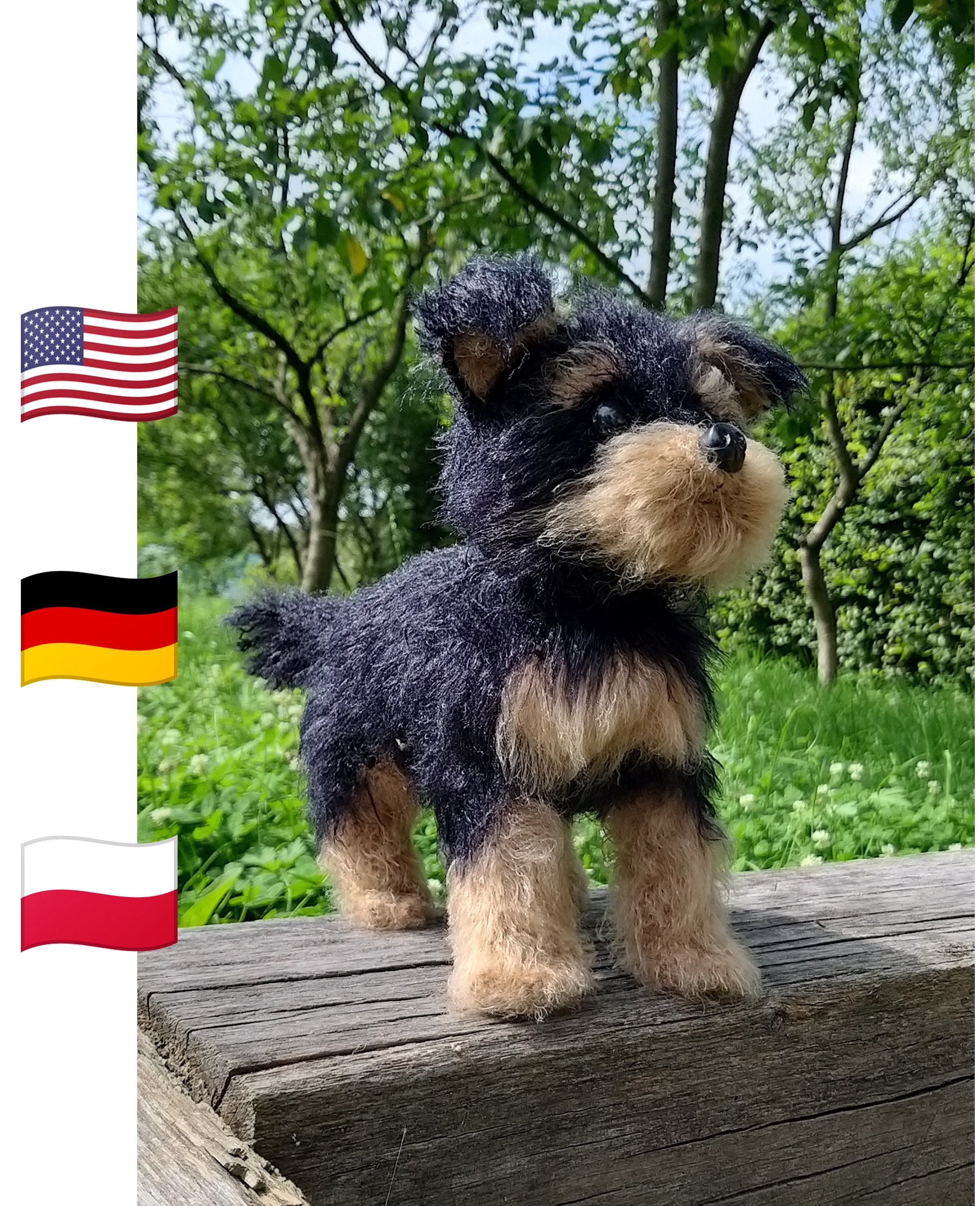Crochet Pattern Yorkshire Terrier Yorkie Amigurumi Dog Etsy UK