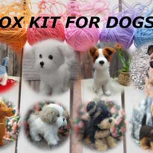 DIY KIT BOX | crochet dog | Amigurumi | For my Patterns | Personalized | Gift for crocheter | Custome