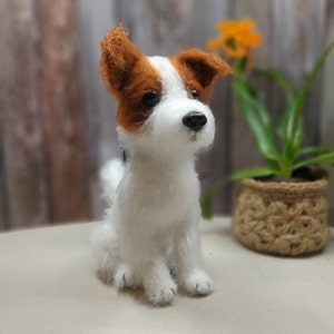 Handmade Stuffed Dog Jack Russell Terrier | gift | dog lover | Dog | Personalized | Custom