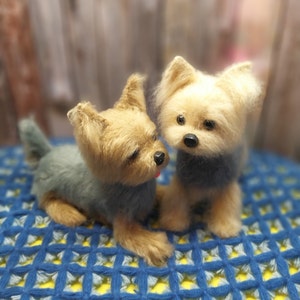 Handmade dog | Yorkshire Terrier | Custom | Personalized | Stuffed | Dog | Amigurumi | Terrier | Meme | dog toys | Photo | Figurine